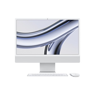 Apple iMac 24 2023 MQRJ3 (M3 8-Core, GPU 10-Core, 8GB, 265GB) серебристый Apple iMac 24 2023 MQRJ3 (M3 8-Core, GPU 10-Core, 8GB, 265GB) серебристый