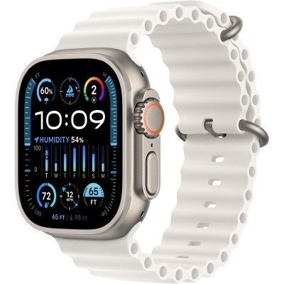 Apple Watch Ultra Series 2 GPS + Cellular 49 мм (MRF93) серебристый-белый Apple Watch Ultra Series 2 GPS + Cellular 49 мм (MRF93) серебристый-белый