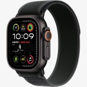 Apple Watch Ultra 2 2024, 49мм, Black Titanium, Black Trail Loop, M/L, (MX4V3)