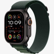 Apple Watch Ultra 2 2024, 49мм, Black Titanium, Dark Green Alpine Loop, Размер L, (MX4T3)